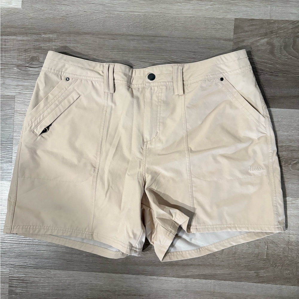 Willit Women’s Performance Beige Outdoor hiking Shorts